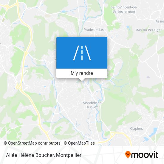 Allée Hélène Boucher plan