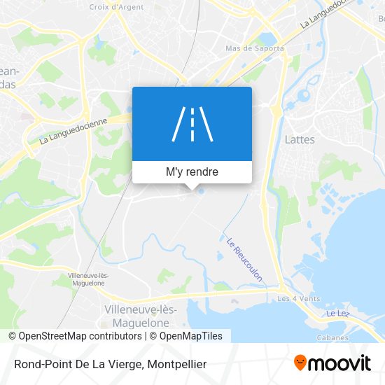 Rond-Point De La Vierge plan