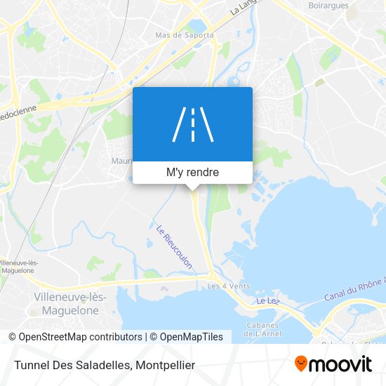 Tunnel Des Saladelles plan