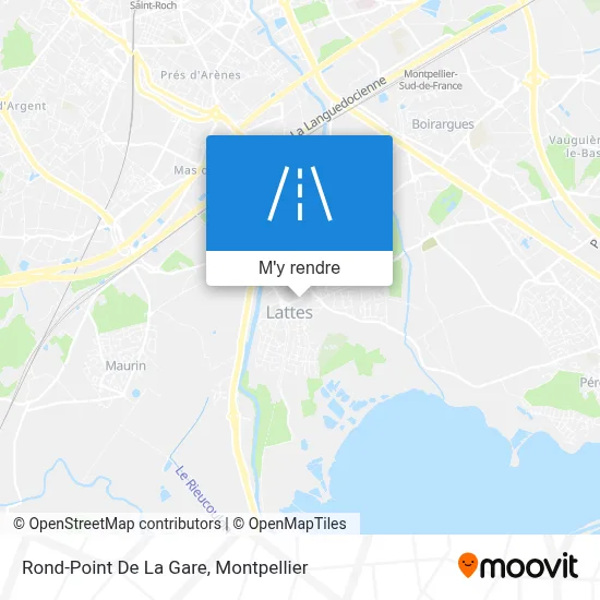 Rond-Point De La Gare plan