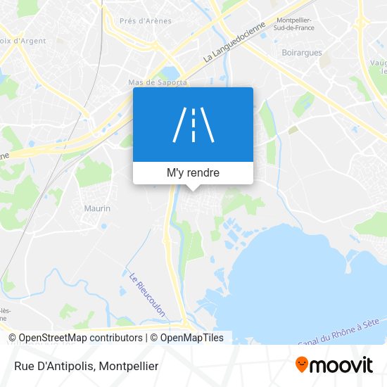 Rue D'Antipolis plan