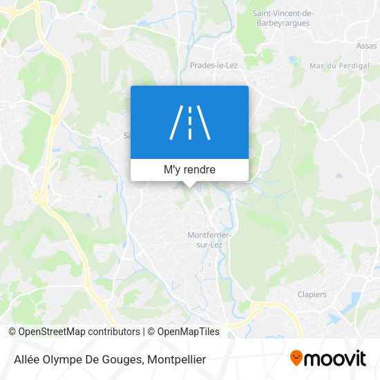 Allée Olympe De Gouges plan