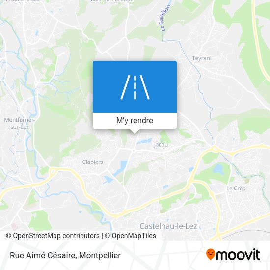 Rue Aimé Césaire plan