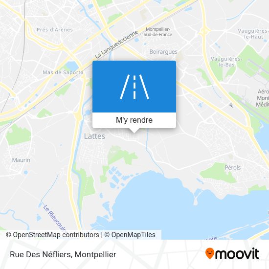 Rue Des Néfliers plan
