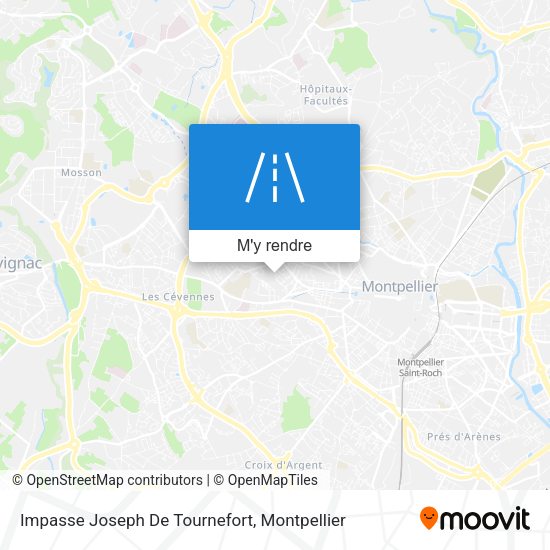 Impasse Joseph De Tournefort plan