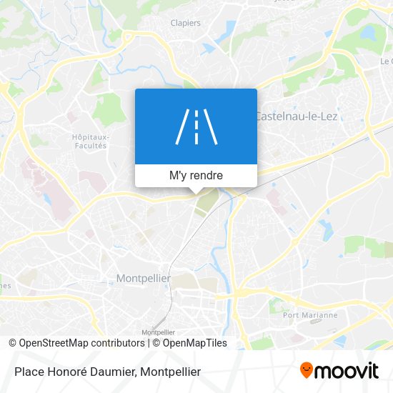 Place Honoré Daumier plan