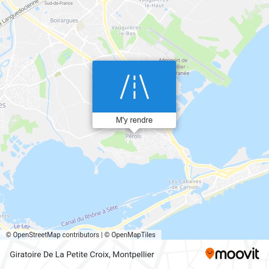 Giratoire De La Petite Croix plan