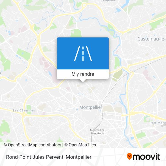 Rond-Point Jules Pervent plan