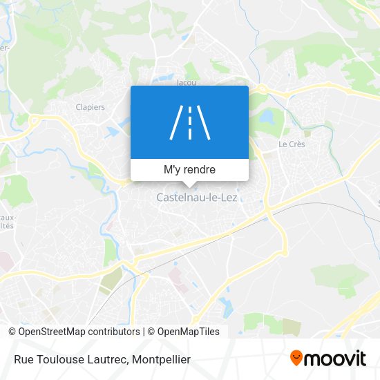 Rue Toulouse Lautrec plan