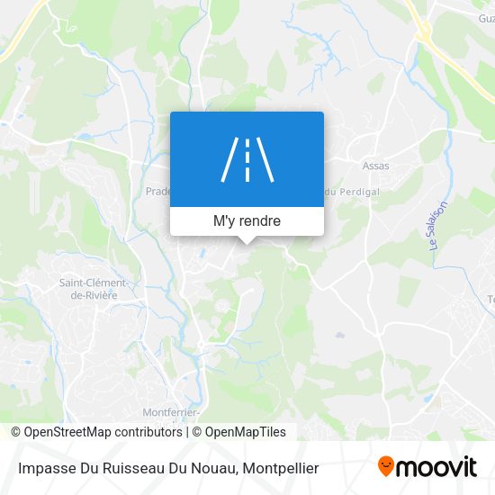 Impasse Du Ruisseau Du Nouau plan
