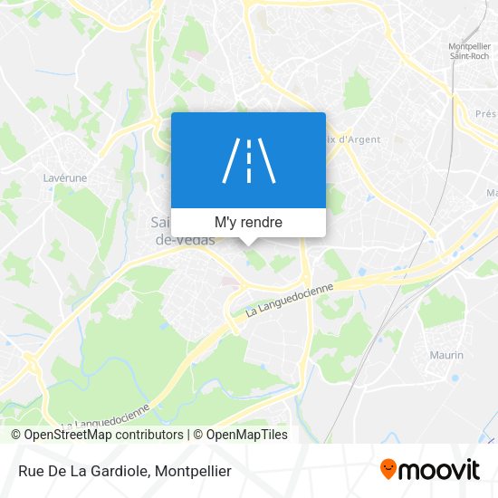 Rue De La Gardiole plan