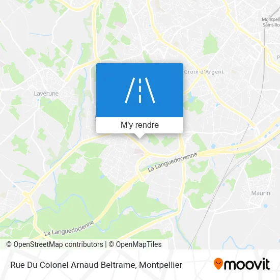 Rue Du Colonel Arnaud Beltrame plan