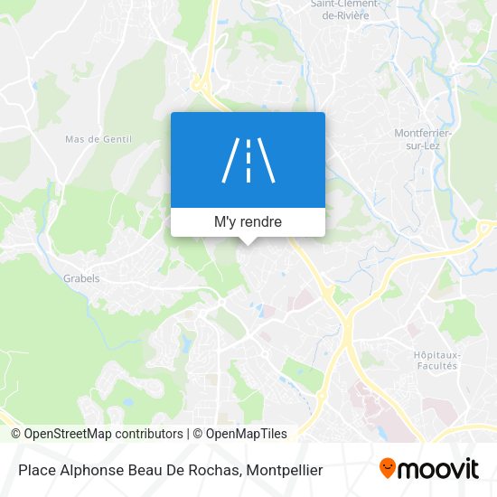 Place Alphonse Beau De Rochas plan
