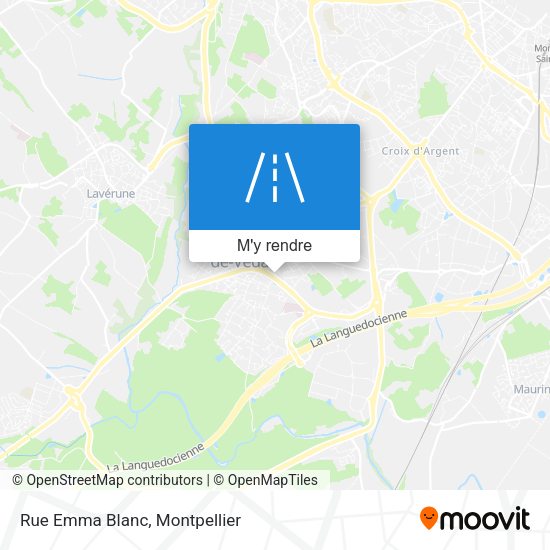 Rue Emma Blanc plan