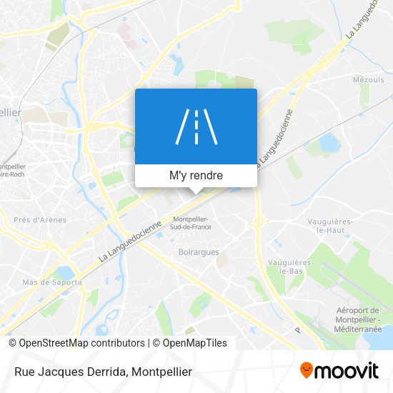 Rue Jacques Derrida plan