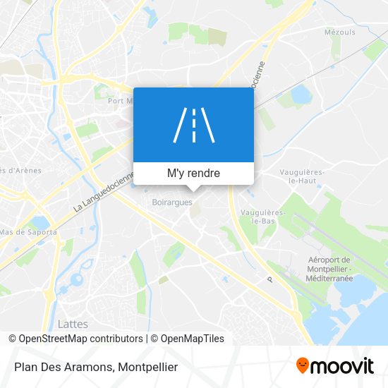 Plan Des Aramons plan