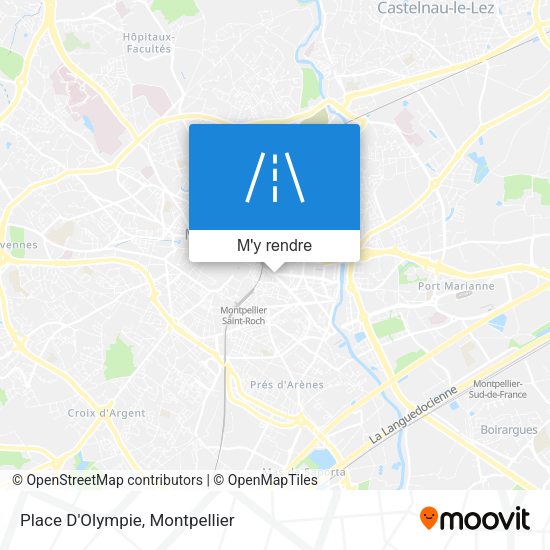 Place D'Olympie plan