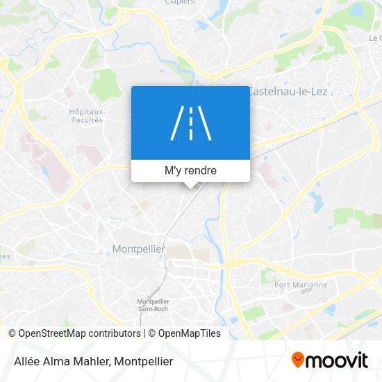 Allée Alma Mahler plan