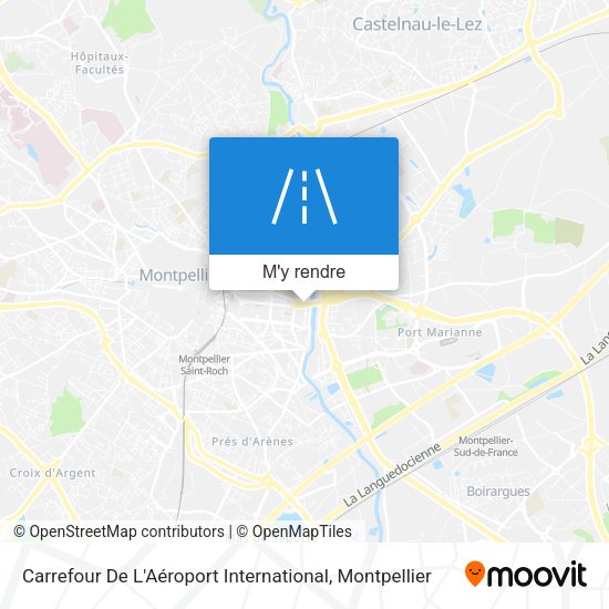 Carrefour De L'Aéroport International plan