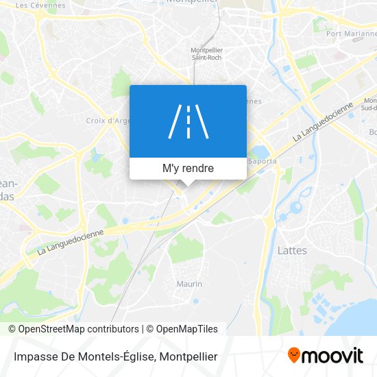 Impasse De Montels-Église plan