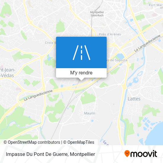 Impasse Du Pont De Guerre plan