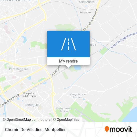 Chemin De Villedieu plan