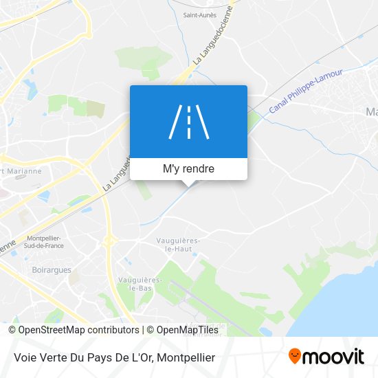 Voie Verte Du Pays De L'Or plan