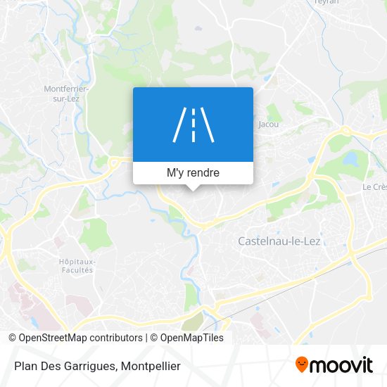 Plan Des Garrigues plan