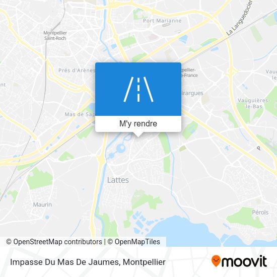 Impasse Du Mas De Jaumes plan