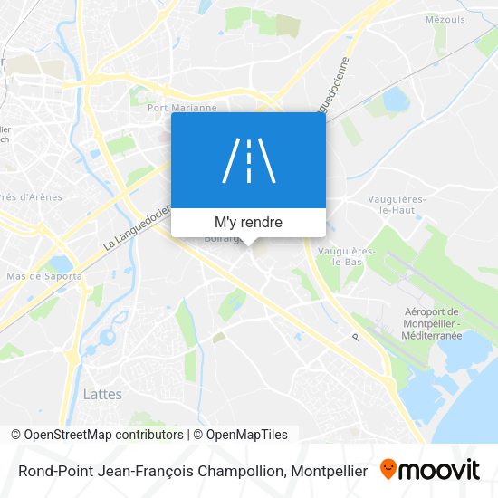 Rond-Point Jean-François Champollion plan