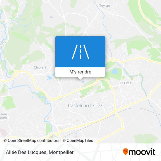 Allée Des Lucques plan