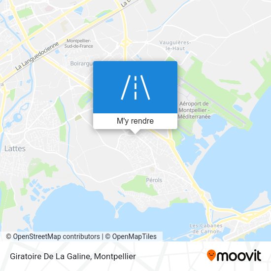 Giratoire De La Galine plan