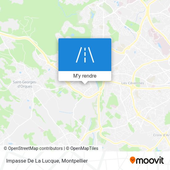 Impasse De La Lucque plan