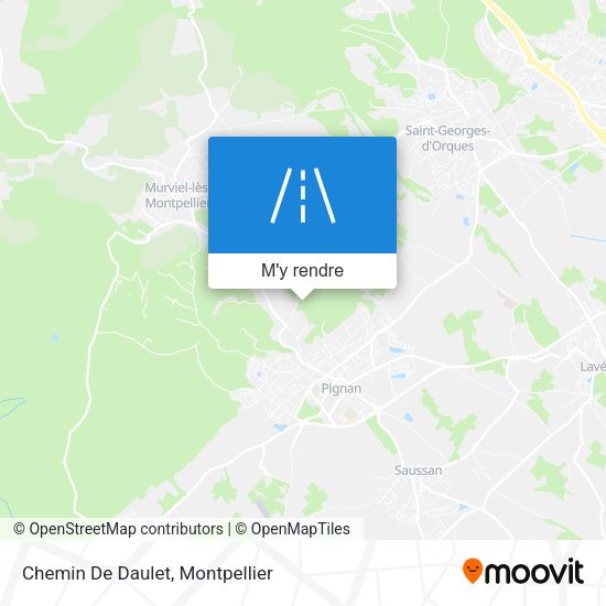Chemin De Daulet plan