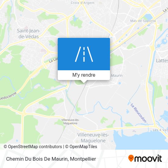 Chemin Du Bois De Maurin plan
