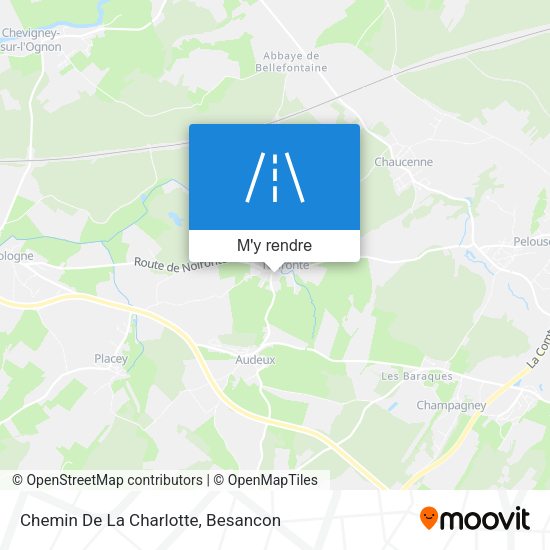 Chemin De La Charlotte plan