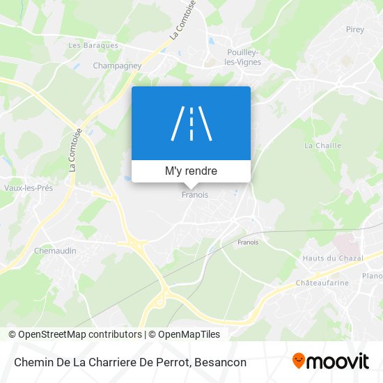 Chemin De La Charriere De Perrot plan