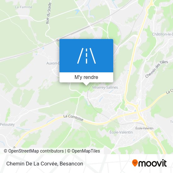 Chemin De La Corvée plan
