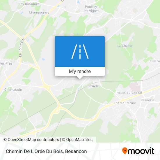 Chemin De L'Orée Du Bois plan