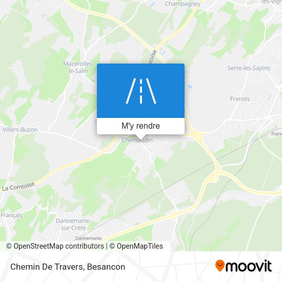 Chemin De Travers plan