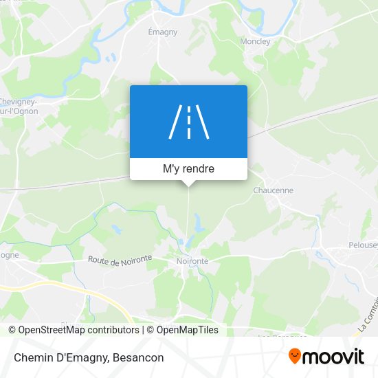 Chemin D'Emagny plan