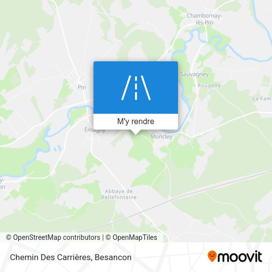 Chemin Des Carrières plan
