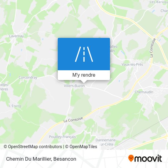 Chemin Du Marillier plan
