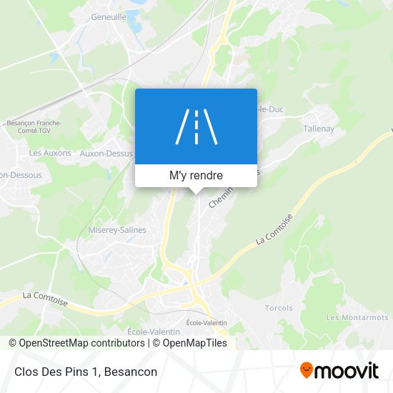 Clos Des Pins 1 plan