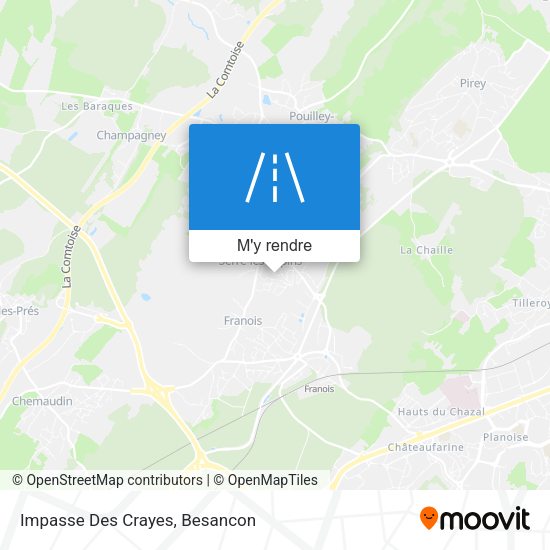 Impasse Des Crayes plan
