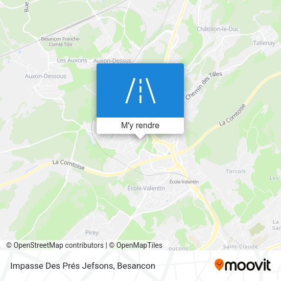 Impasse Des Prés Jefsons plan