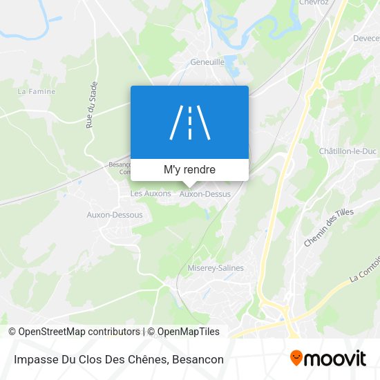 Impasse Du Clos Des Chênes plan