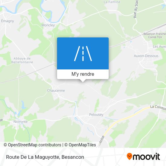 Route De La Maguyotte plan
