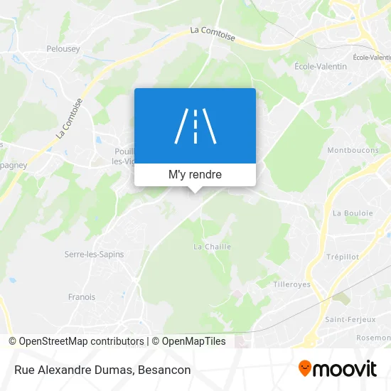 Rue Alexandre Dumas plan