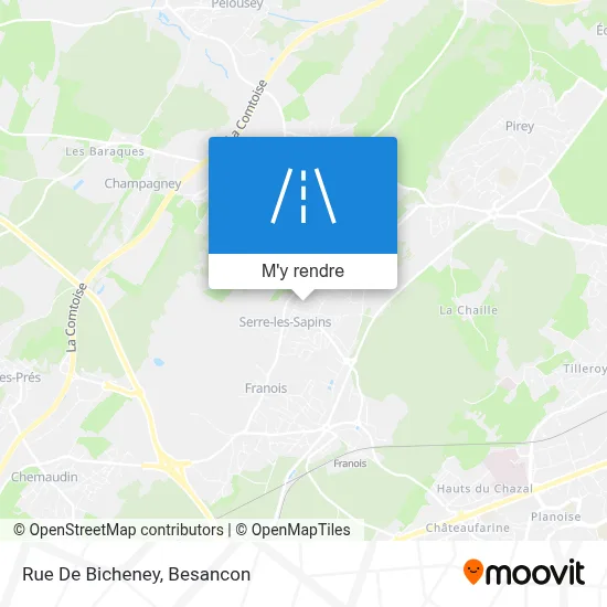 Rue De Bicheney plan